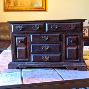 Gorgeous antique jewelry chest